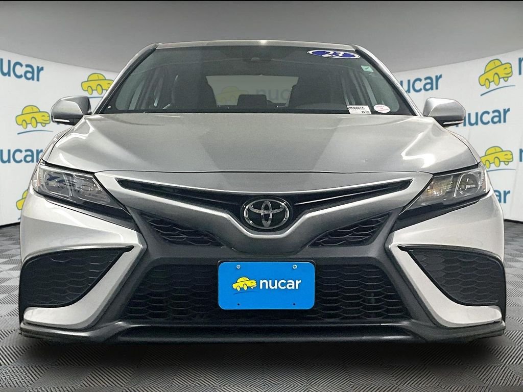 Certified Used 2023 Silver Toyota SE image 2