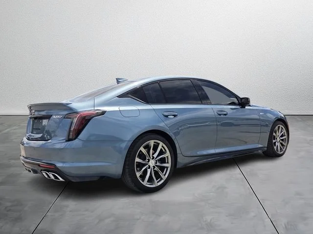 Used 2024 Midnight Steel Metallic Cadillac V-Series image 4