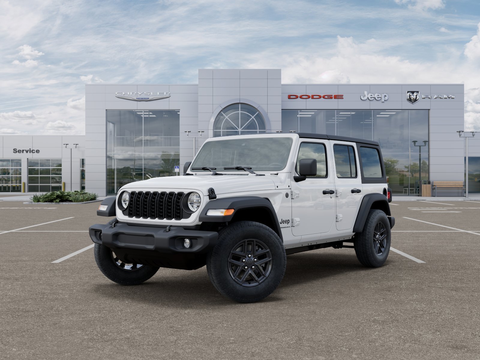 New 2027 Bright White Clear-Coat Paint Jeep Sport S image 27