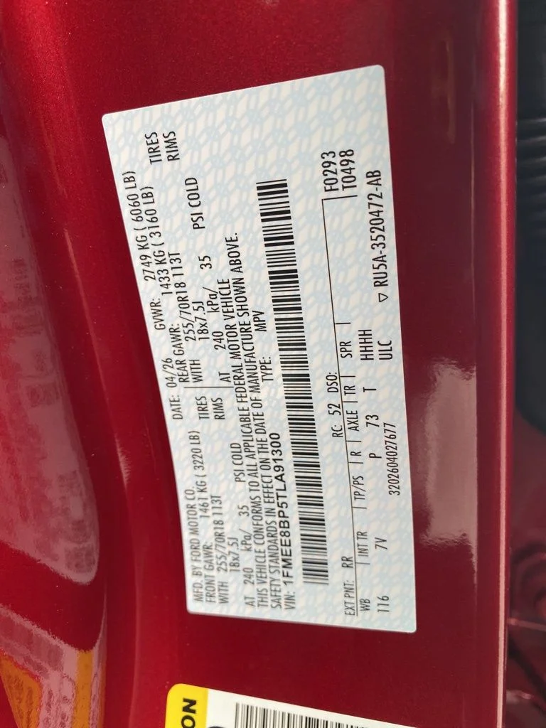 New 2026 Ruby Red Metallic Tinted Clearcoat Ford Outer Banks® image 45
