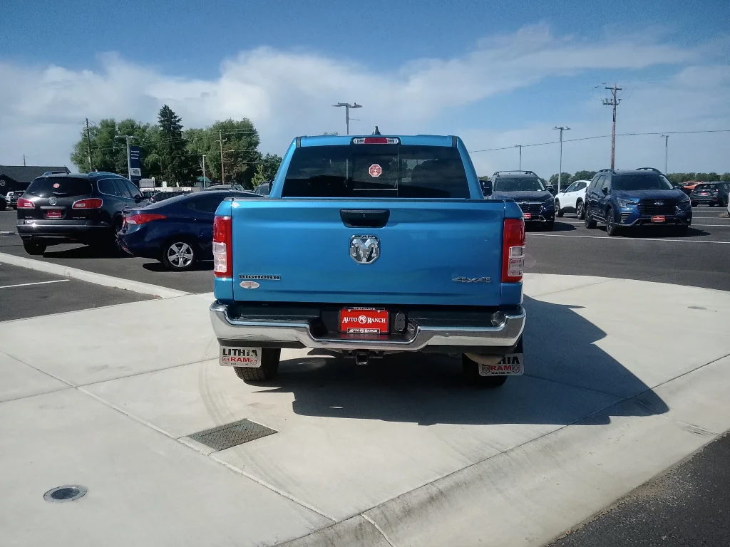 Used 2023 Hydro Blue Pearlcoat Ram Big Horn image 4