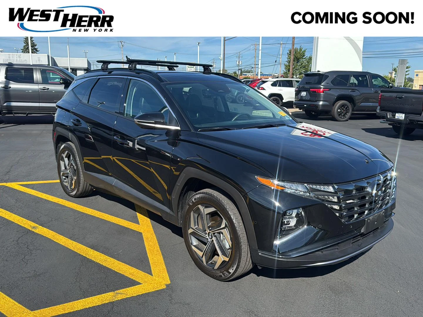 Used 2024 Black Pearl Hyundai Limited image 1