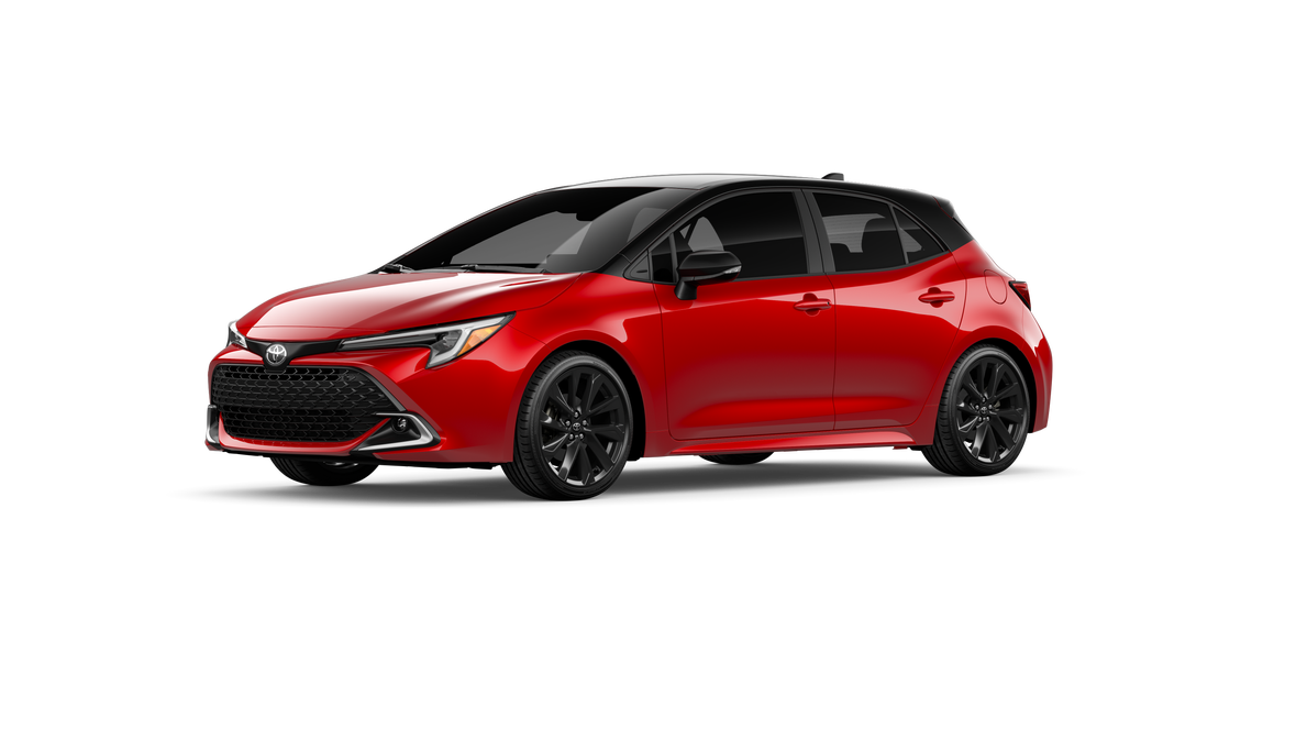 New 2027 Finish Line Red with Black roof Toyota XSE image 24
