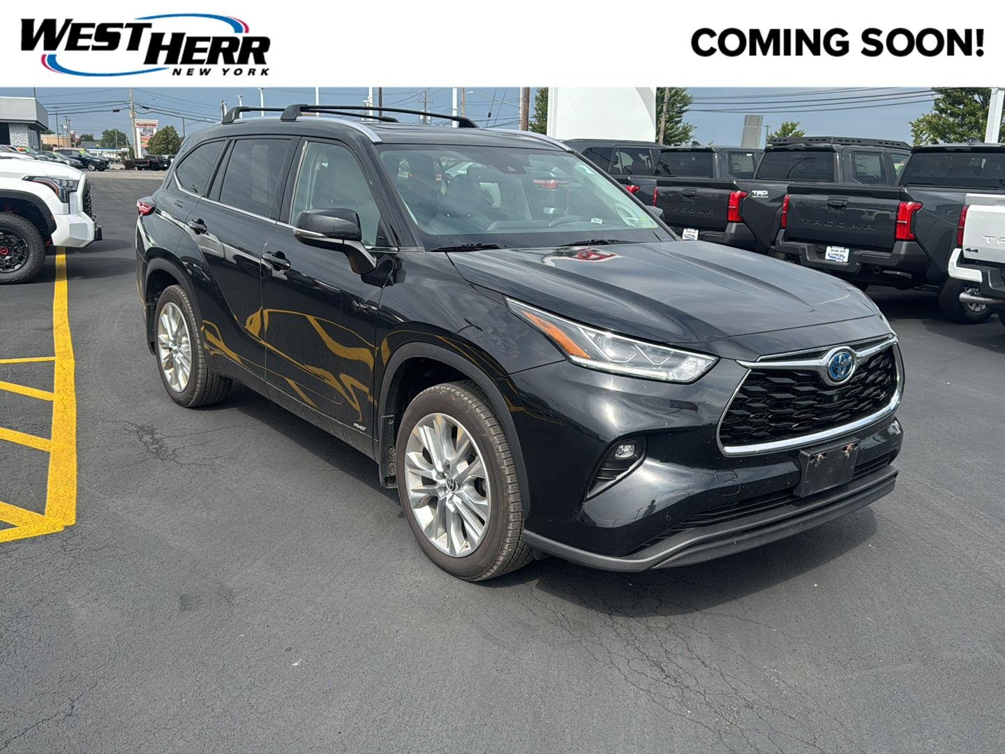Used 2022 Midnight Black Metallic Toyota Limited image 1