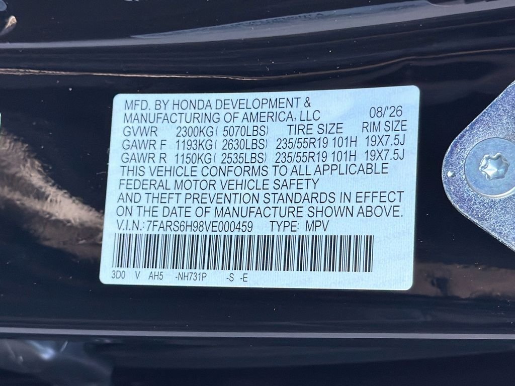 New 2027 Crystal Black Pearl Honda Sport Touring Hybrid AWD image 21