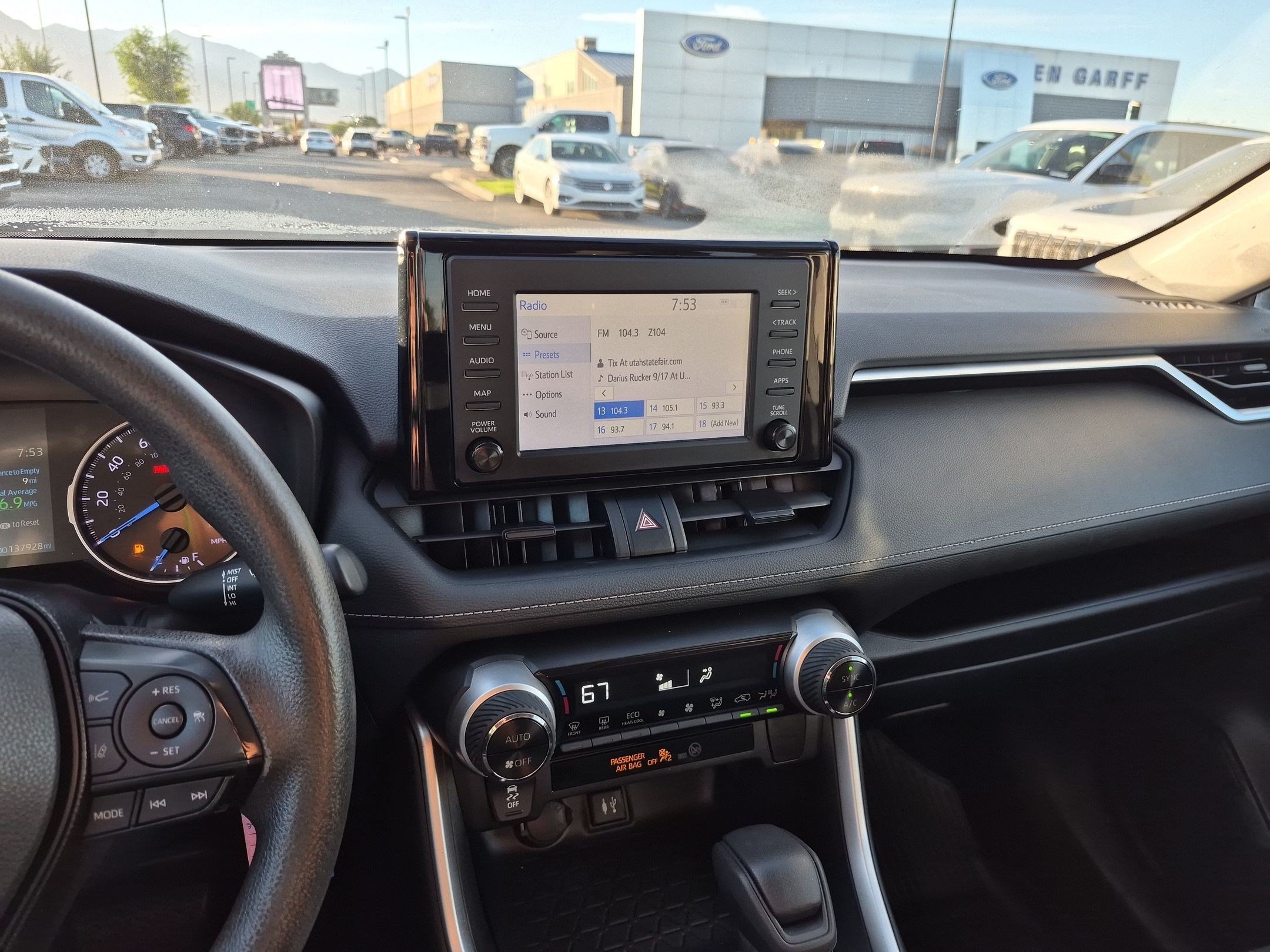 Used 2019 Super White Toyota Hybrid LE image 23