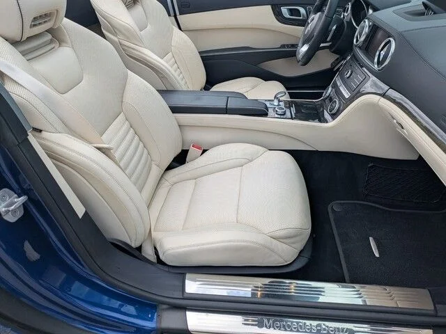 Used 2017 Blue Mercedes-Benz SL 450 image 32