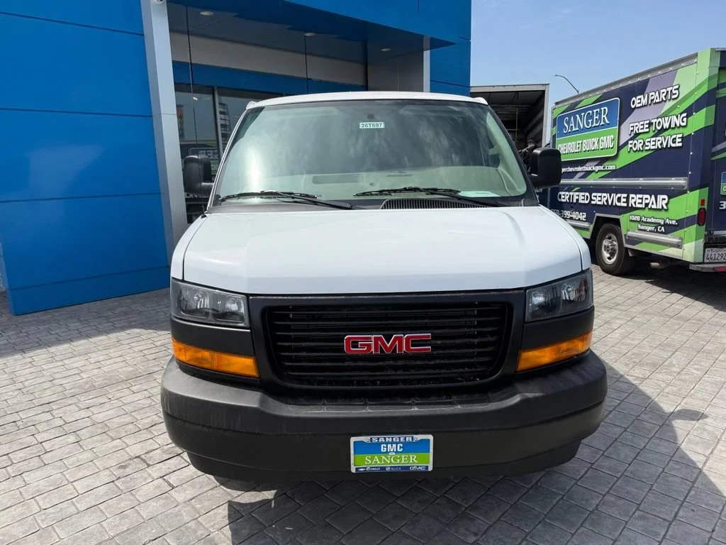New 2026 Summit White GMC Work Van image 3