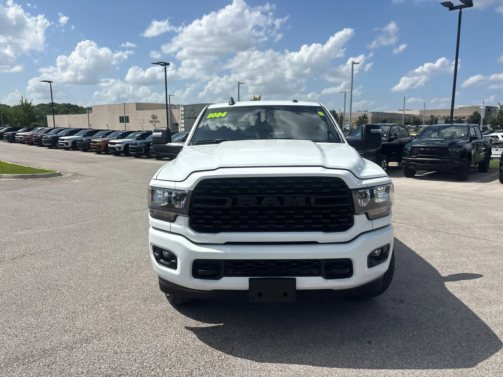 Used 2024 Bright White Clearcoat Ram Big Horn image 4