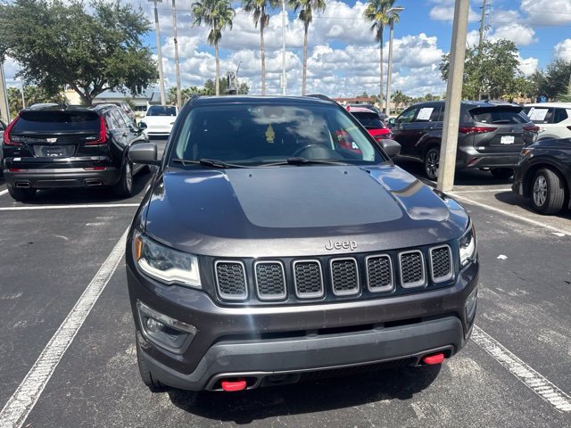 Used 2021 Granite Crystal Metallic Clearcoat Jeep Trailhawk image 2