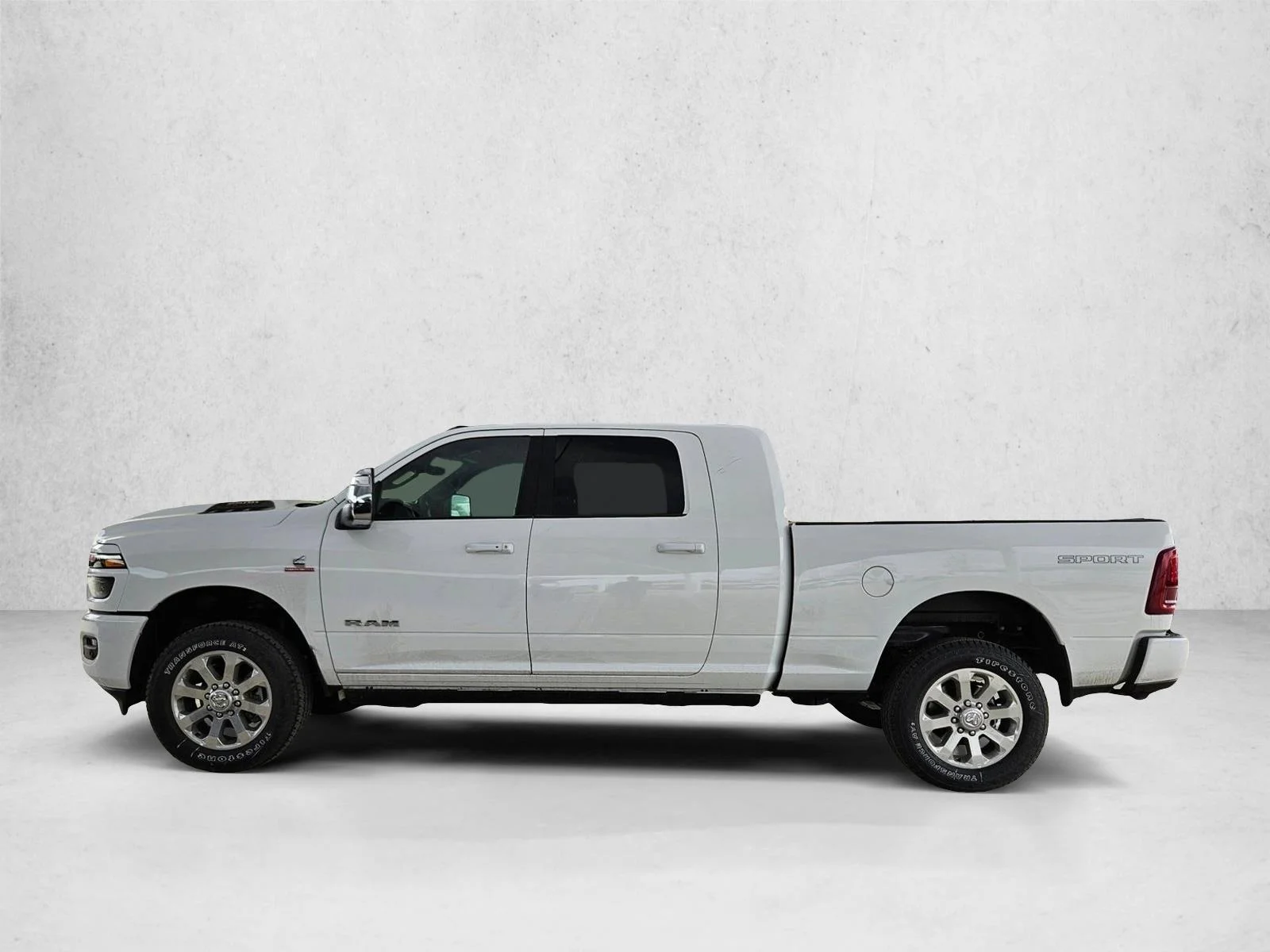New 2026 Bright White Clear-Coat Exterior Paint RAM Laramie image 5