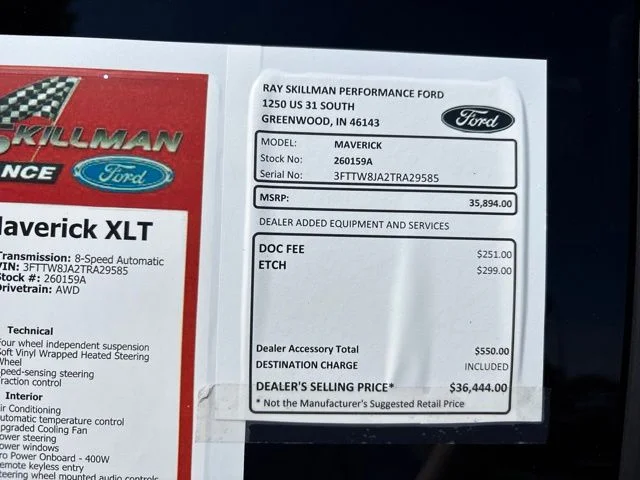 Used 2026 Red Ford XLT image 3