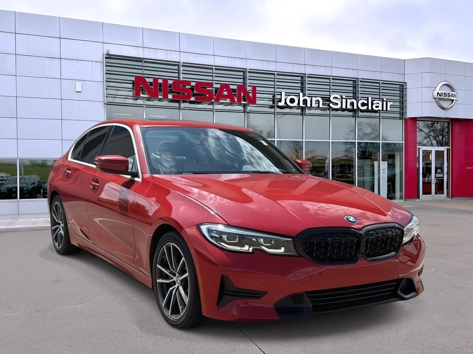 Used 2021 Melbourne Red Metallic BMW 330i image 1