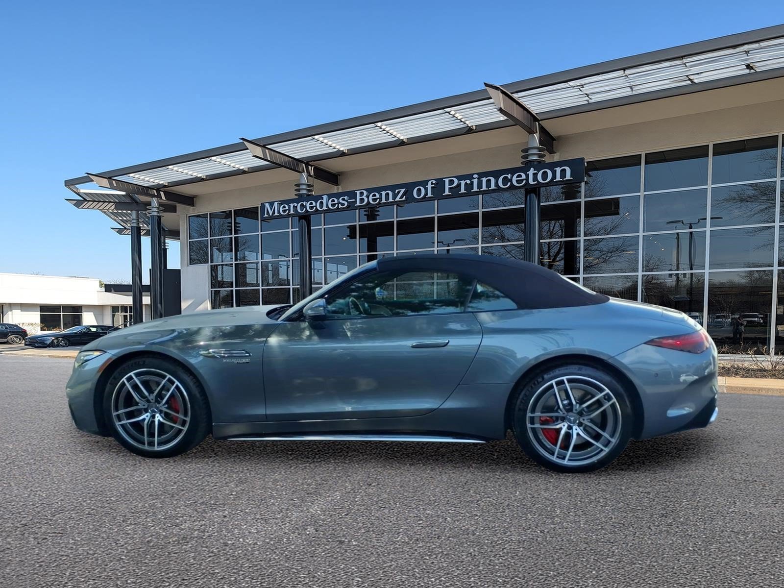 Certified Used 2022 Selenite Grey Metallic Mercedes-Benz AMG® SL 55 Roadster image 6
