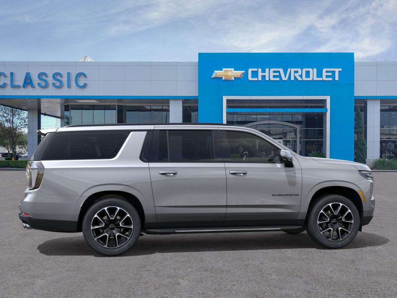 2026 Chevrolet Suburban RST Gray at Classic Elite Chevrolet Sugar Land