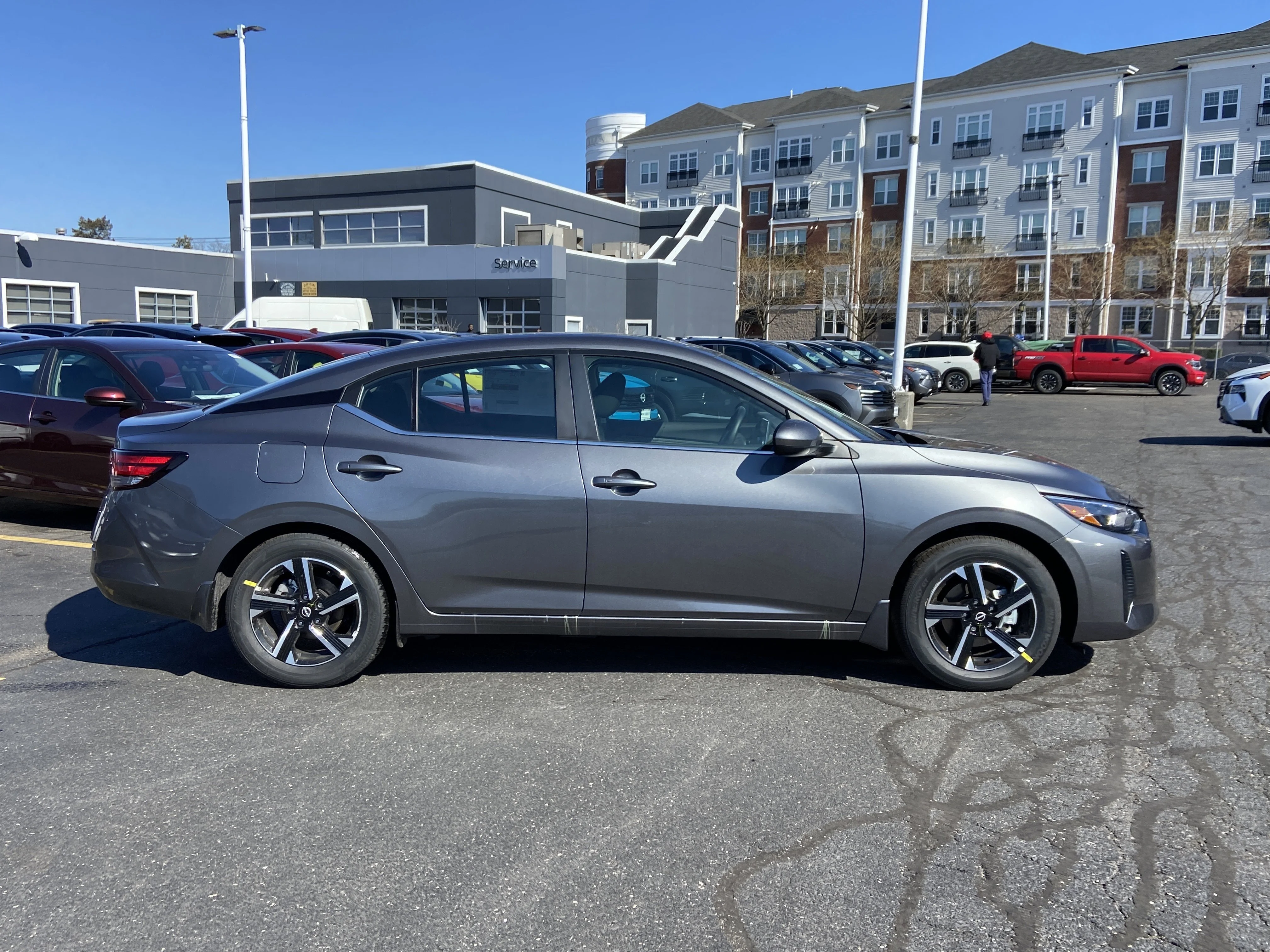 New 2025 Gun Metallic Nissan SV image 3