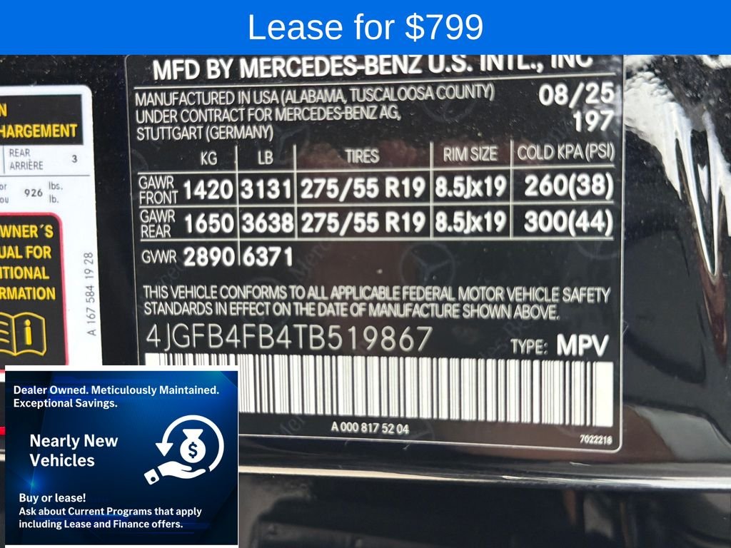 Used 2026 Obsidian Black Mercedes-Benz GLE 350 image 28