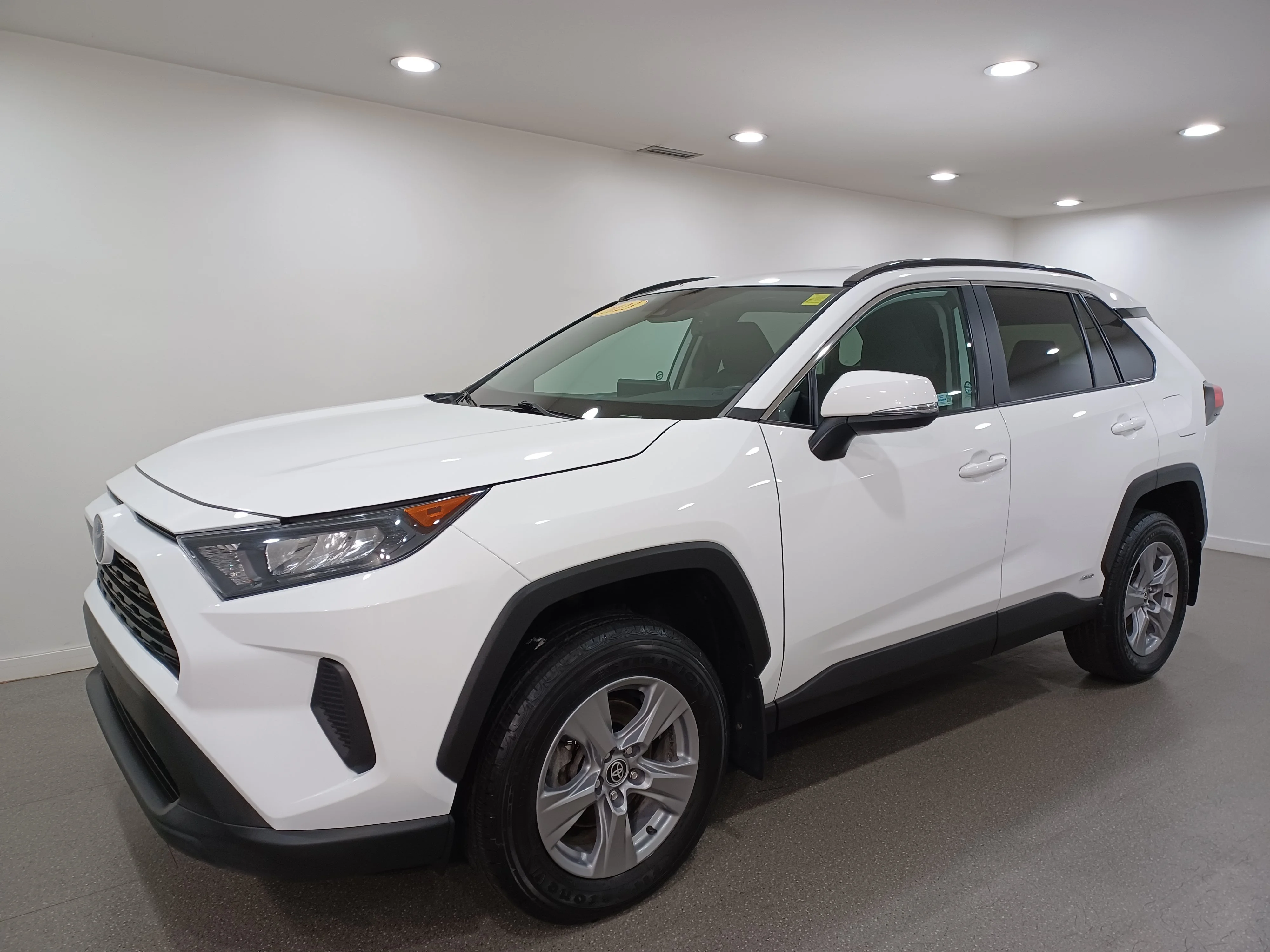 Certified Used 2023 White Toyota LE AWD*Excellent Fuel Economy | Adaptive Cruise | Htd Seats | Blind Spot Detect | Roof Rails image 2