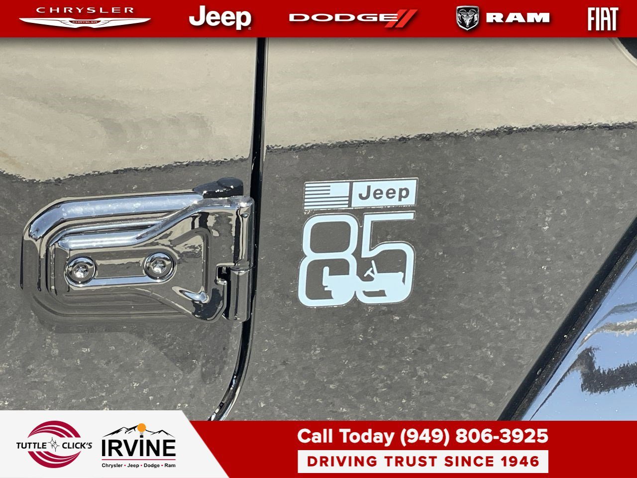New 2026 Black Clearcoat Jeep 85th Anniversary image 8