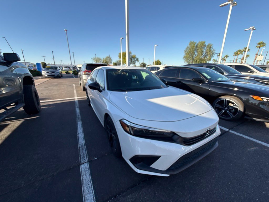 Certified Used 2023 Platinum White Pearl Honda Sport image 2