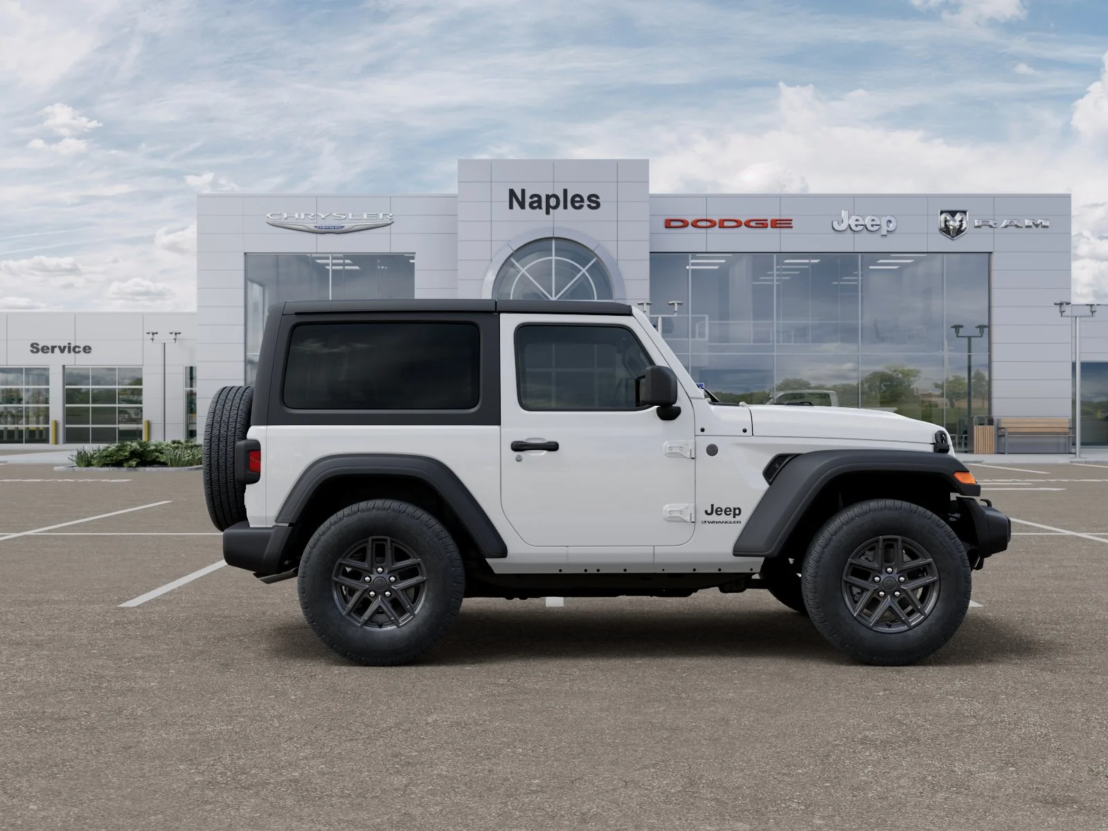 New 2026 Bright White Clearcoat Jeep Sport S image 47