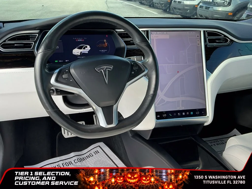 Used 2017 White Tesla 100D image 24