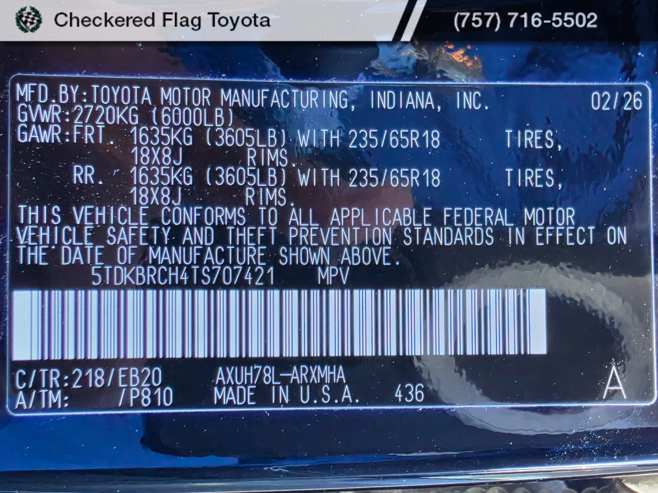 Certified Used 2026 Midnight Black Metallic Toyota XLE image 22