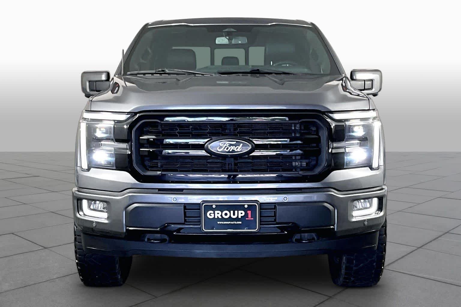 Used 2024 Carbonized Gray Metallic Ford LARIAT image 4