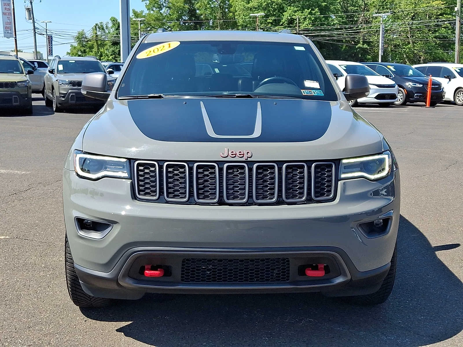 Used 2021 Sting Gray Clearcoat Jeep Trailhawk image 2