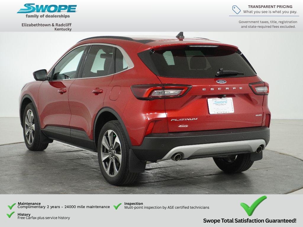 Used 2023 Rapid Red Metallic Tinted Clearcoat Ford Platinum image 7