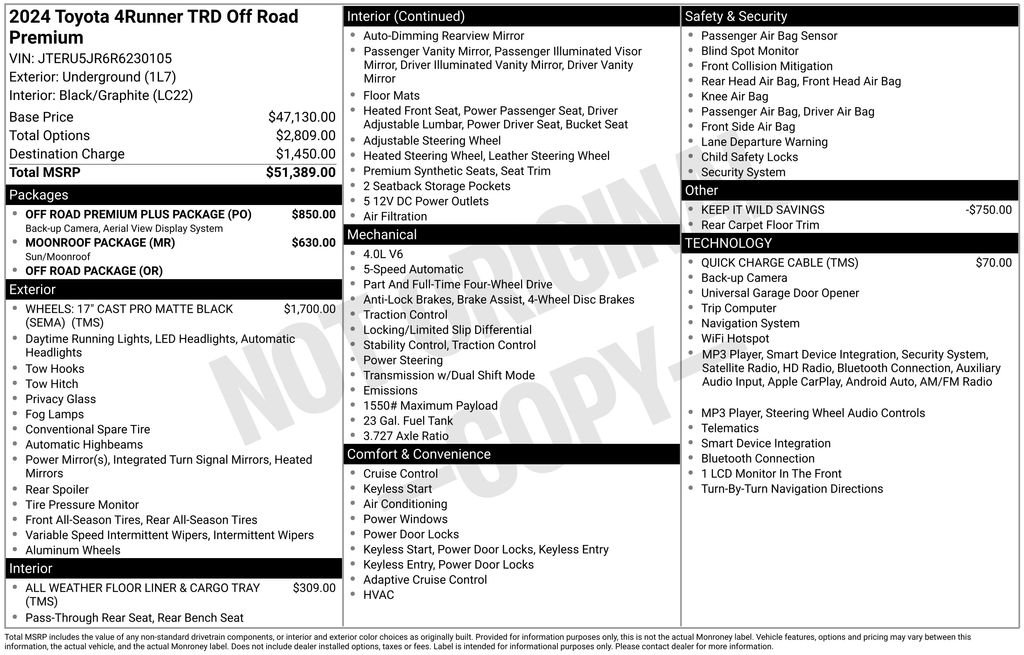 Used 2024  Toyota TRD Off-Road Premium image 6