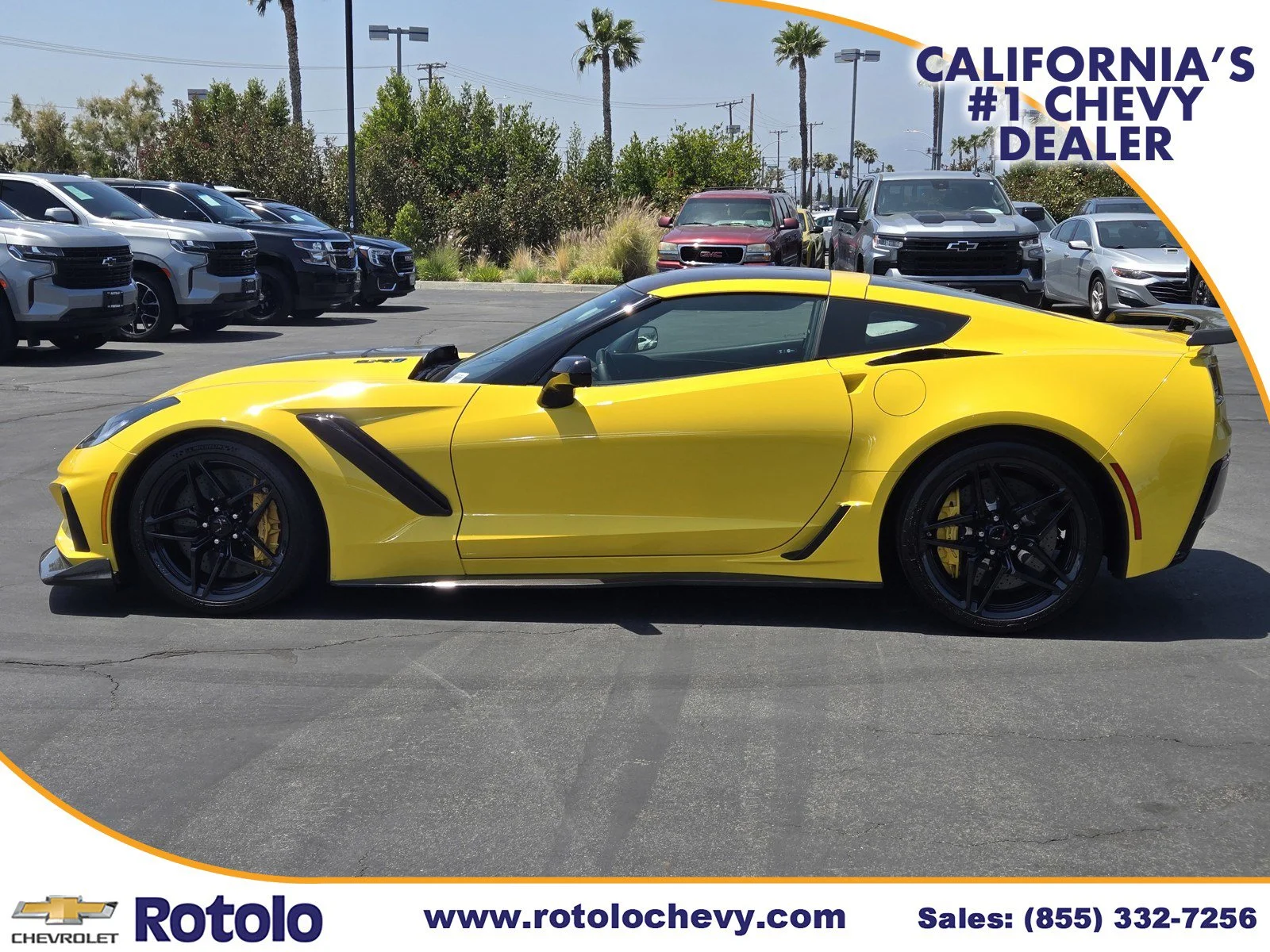Used 2019 Corvette Racing Yellow Tintcoat Chevrolet ZR1 3ZR image 4