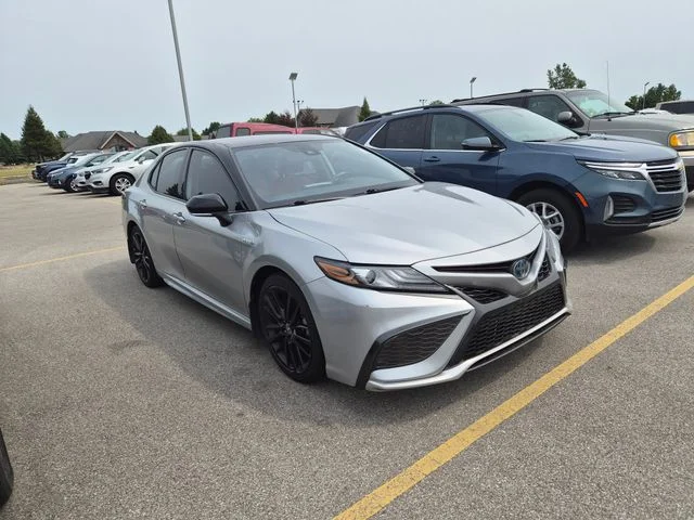 Used 2021 Silver Toyota XSE image 3