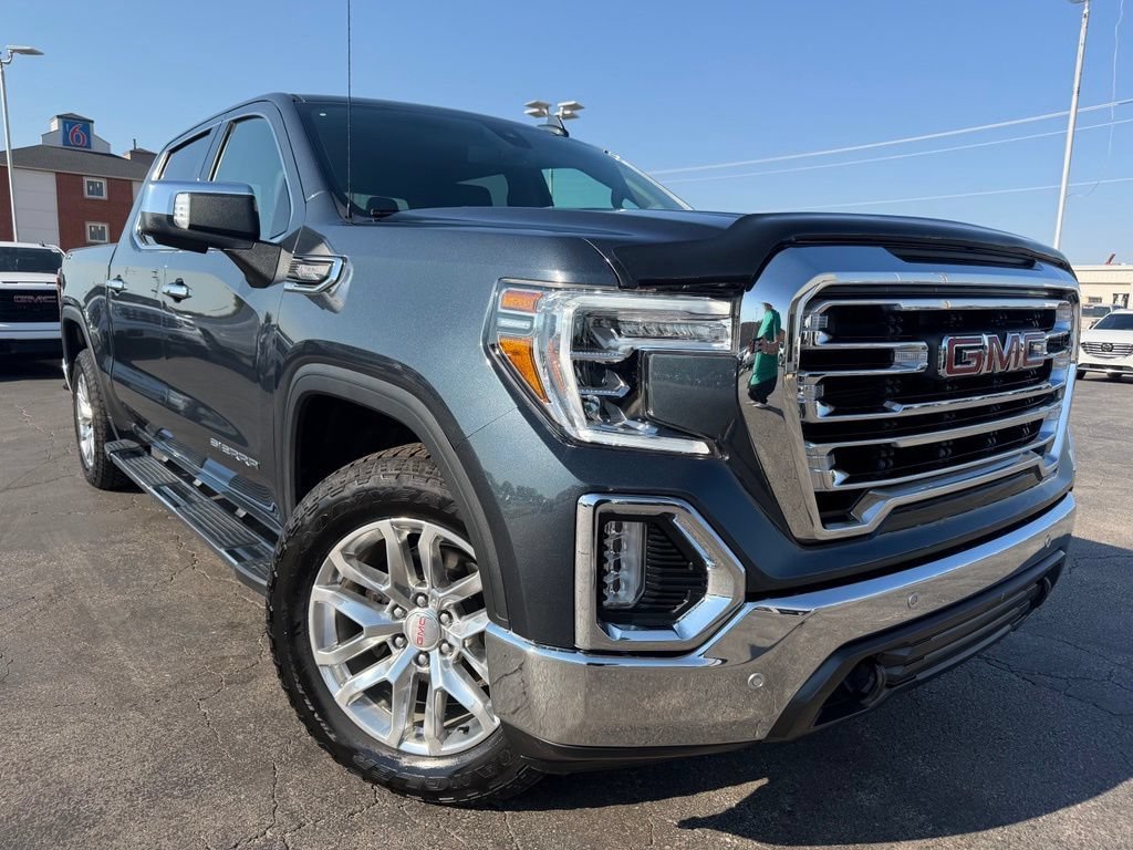 Used 2021 DARK SKY METALLIC GMC SLT image 2