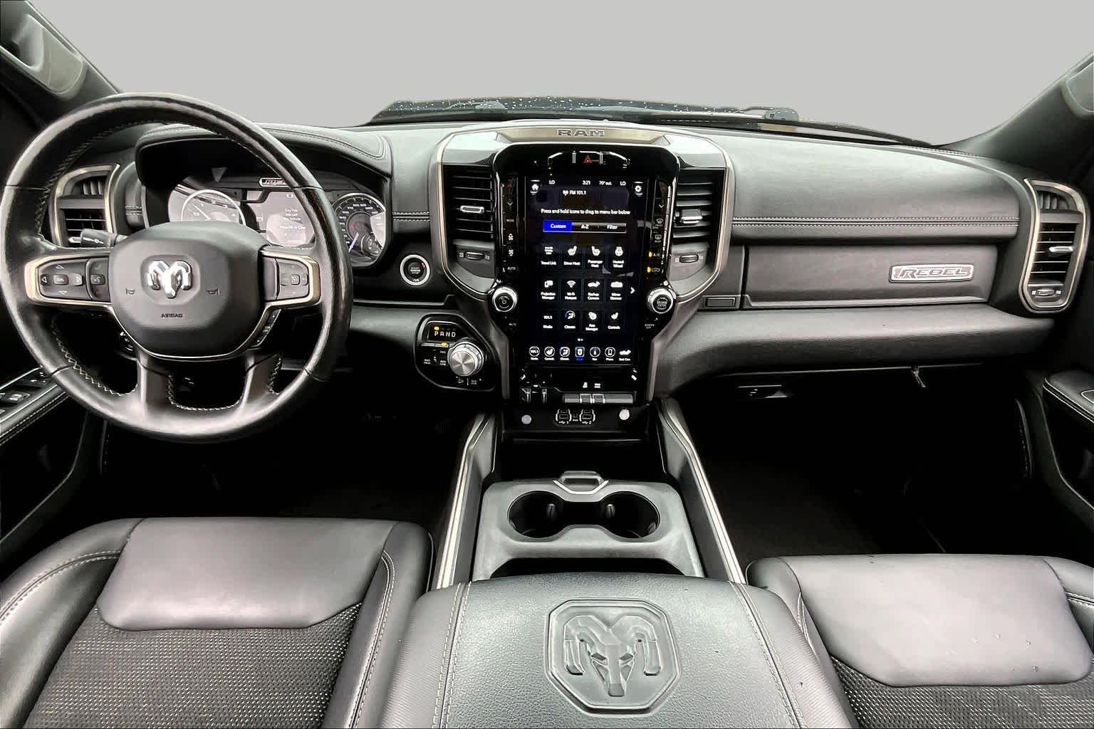 Used 2020 Diamond Black Crystal Pearlcoat Ram Rebel image 15