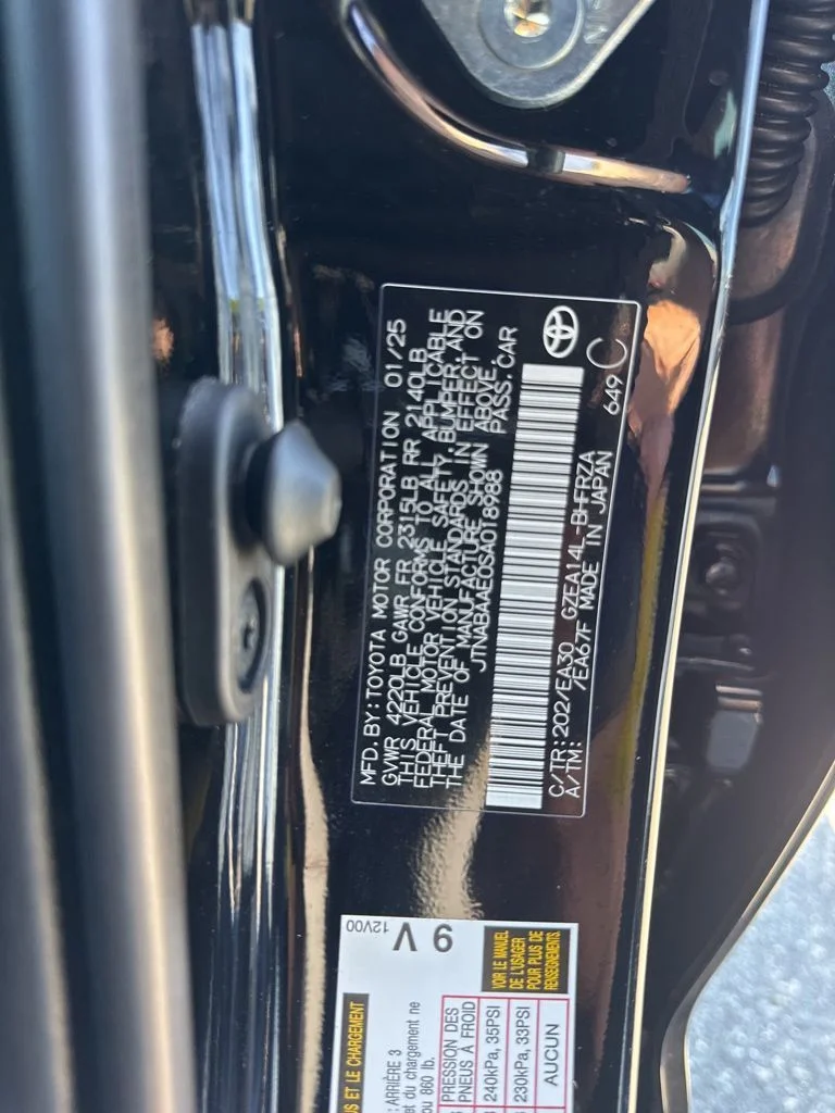 Used 2025 Black Toyota Premium image 36