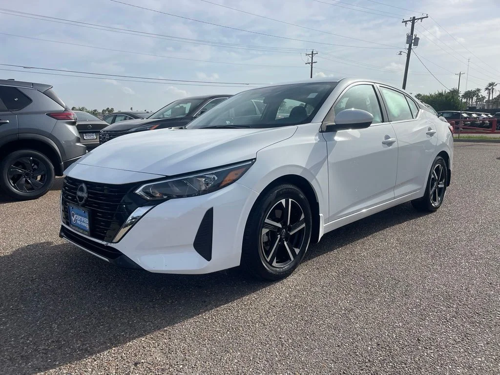 Certified Used 2025 White Nissan SV image 3
