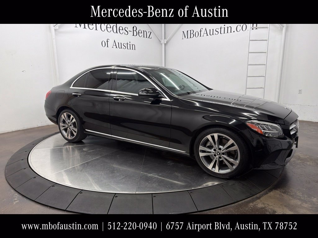 Used 2019 Black Mercedes-Benz C 300 image 1