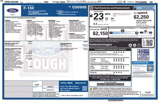 New 2026 Red Ford Platinum image 5