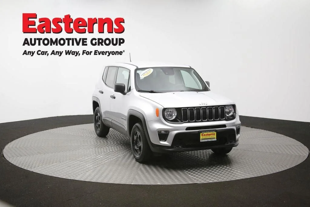 Certified Used 2021 Silver Jeep Sport image 52