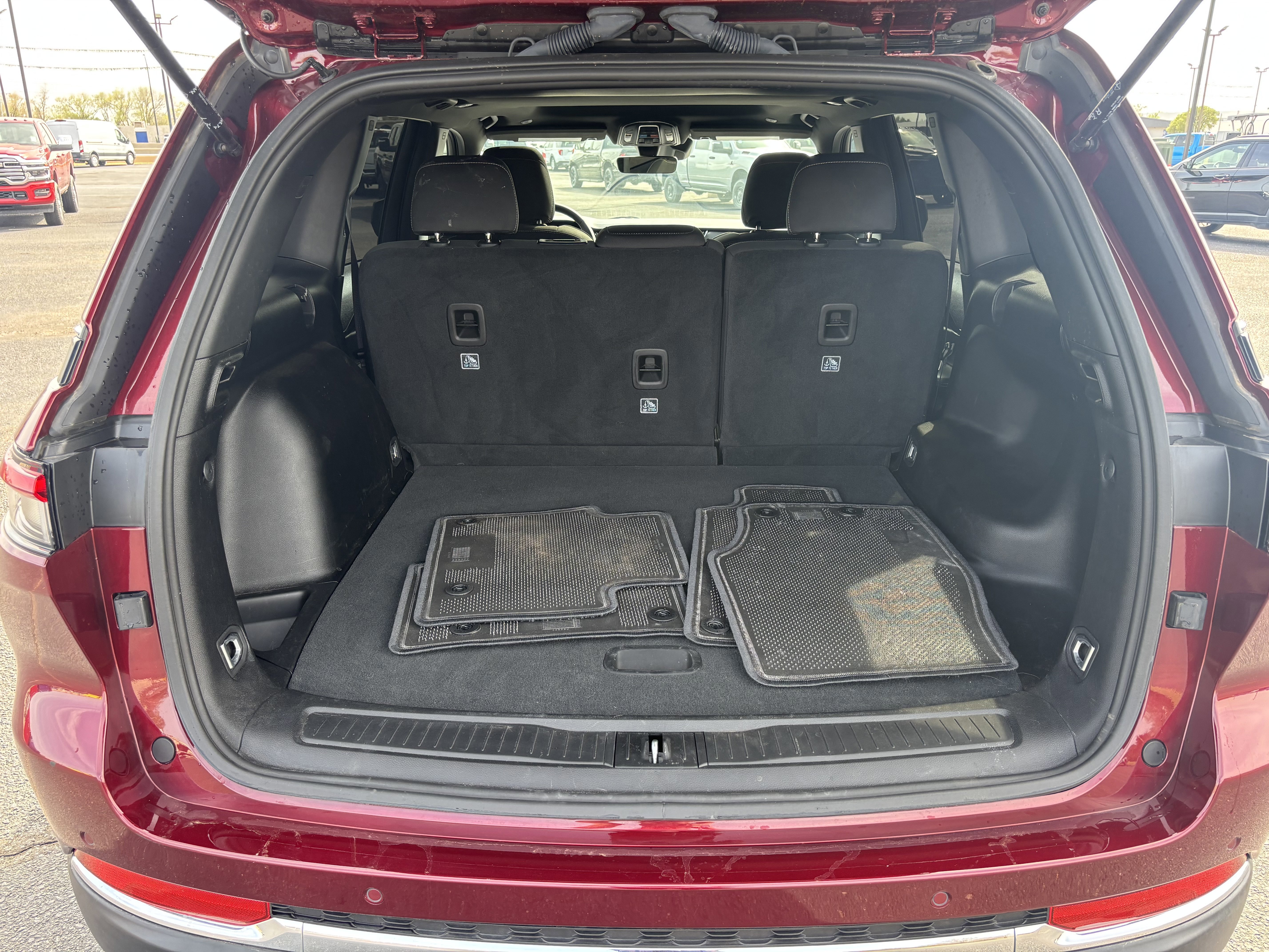Used 2025 Velvet Red Pearlcoat Jeep Laredo X image 24