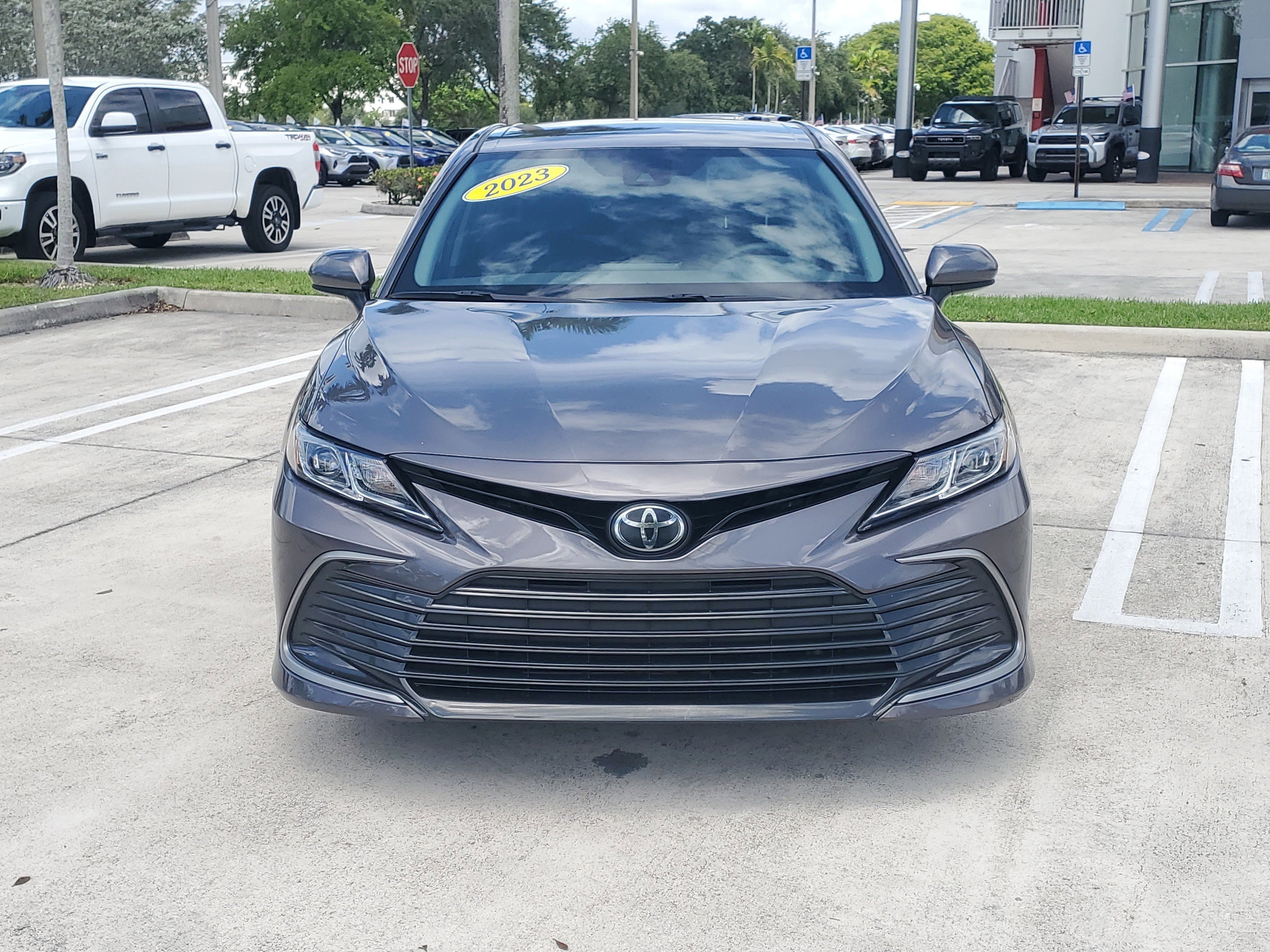 Certified Used 2023 Predawn Gray Mica Toyota LE image 8