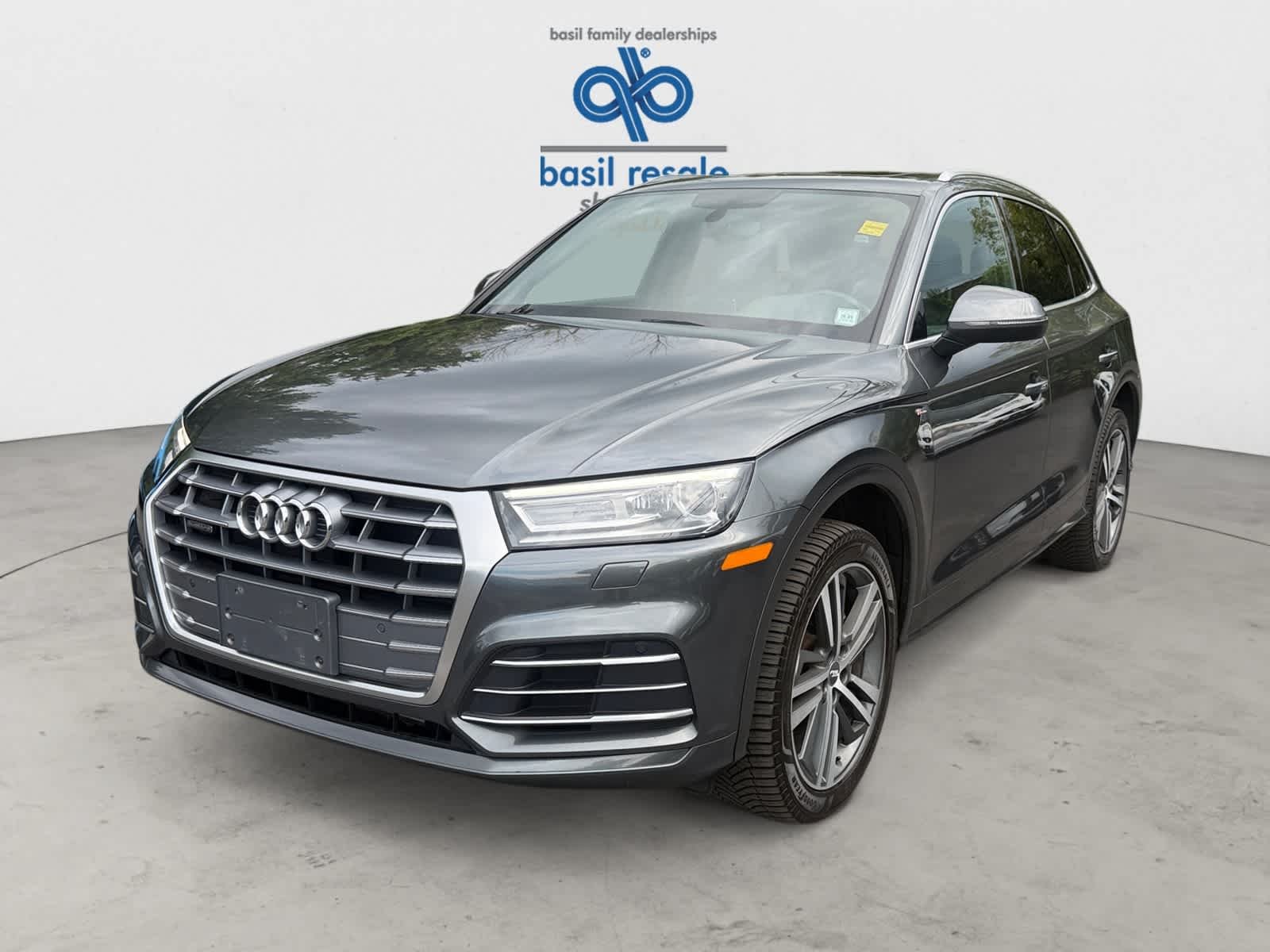 Used 2018 Monsoon Gray Metallic Audi Tech Premium Plus image 2