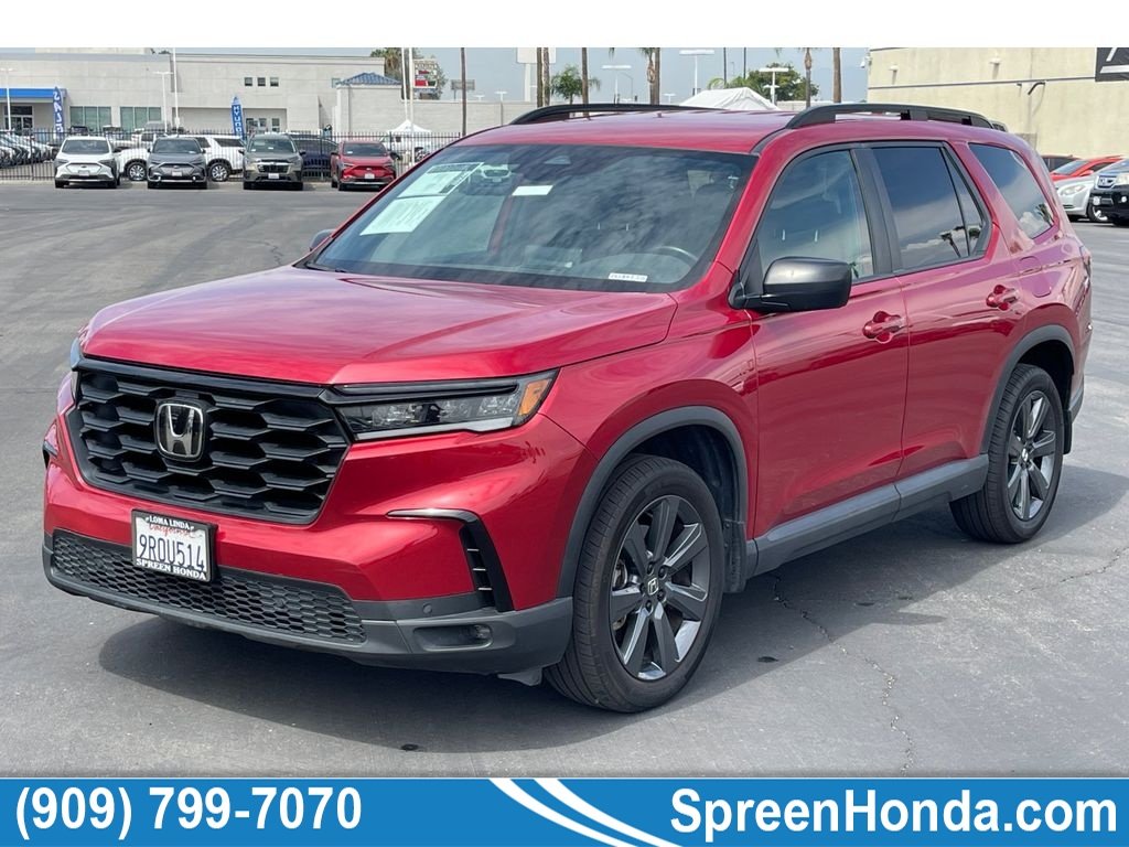 Used 2025 Radiant Red Metallic II Honda Sport image 1