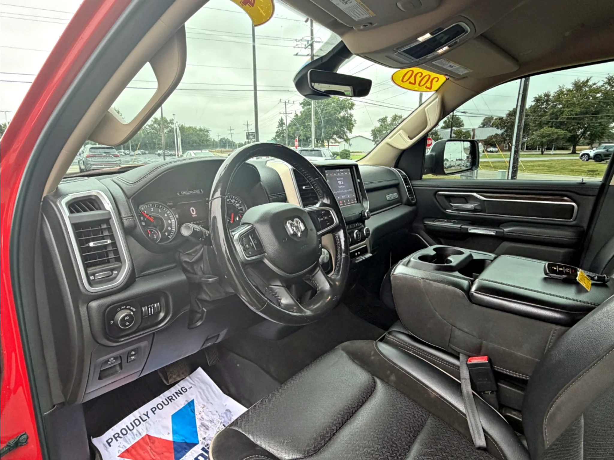 Used 2020 Flame Red Clearcoat Ram Laramie image 20