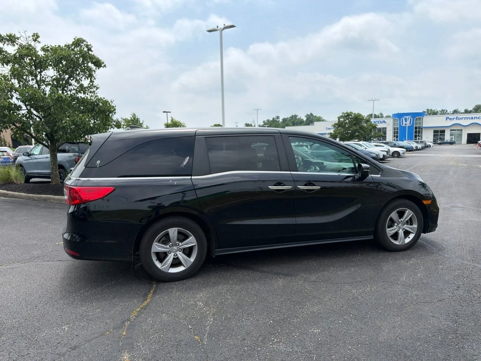 Used 2019 Crystal Black Pearl Honda EX image 6