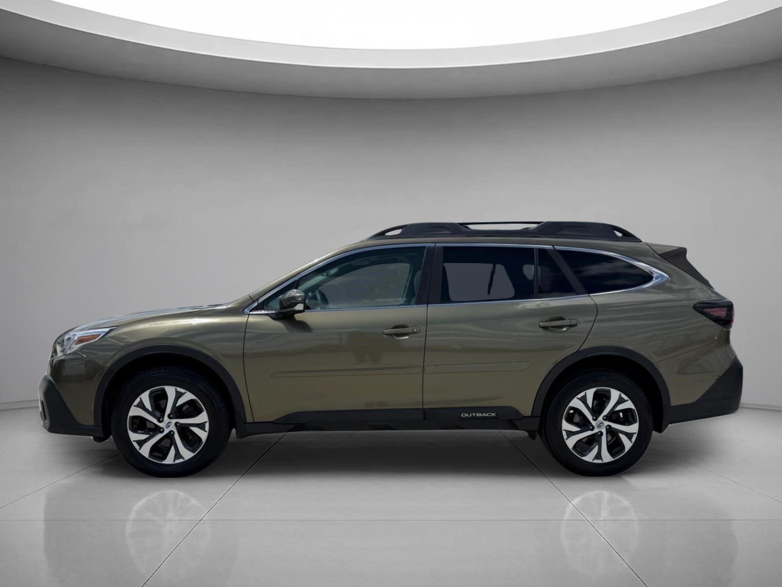 Used 2020 Autumn Green Metallic Subaru Limited image 3