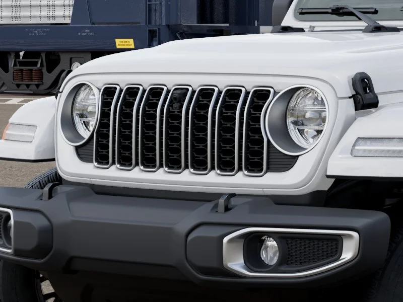 New 2026 Bright White Clear-Coat Exterior Paint Jeep Sahara image 7