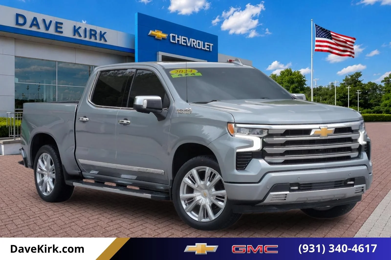 Used 2024 Sterling Gray Metallic Chevrolet High Country image 1