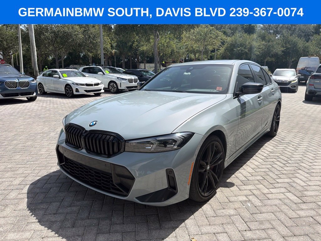 Certified Used 2023 Gray Metallic BMW 330i image 1